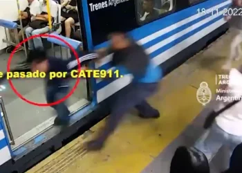 Video: audaz robo de un celular en la estación Lanús de trenes