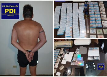 Detuvieron en Godoy Cruz a un hombre acusado de falsificar DNI y licencias de conducir