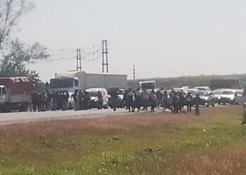 Una manifestación ocasionó demoras y largas colas sobre la 38 y la 157