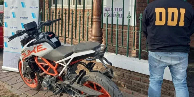 Secuestraron en Bolívar una motocicleta de alta gama: los detalles del operativo policial