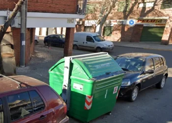 Gran despliegue policial por el hallazgo de un cráneo en un contenedor