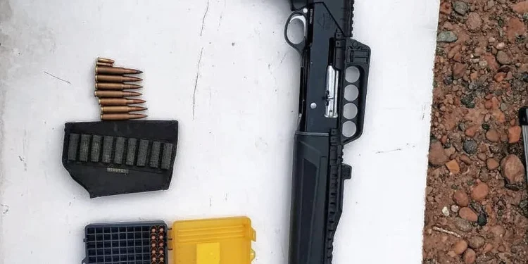 Intervención policial por amenazas con armas de grueso calibre