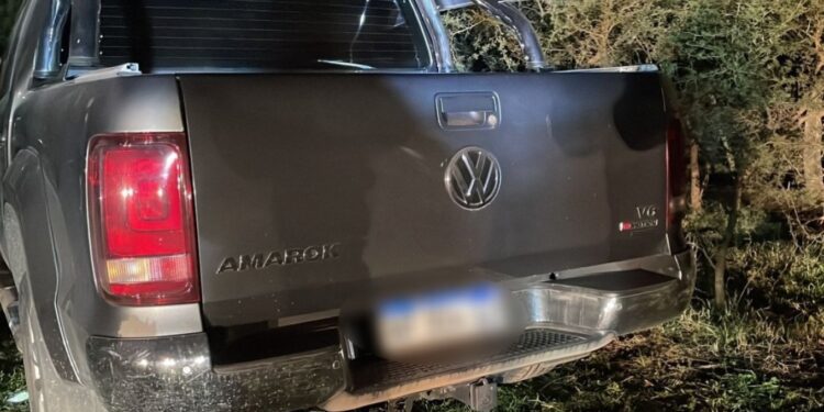 Detuvieron al conductor que había huído de un control policial en Ibicuy y que abandonó su camioneta en una estancia de Larroque