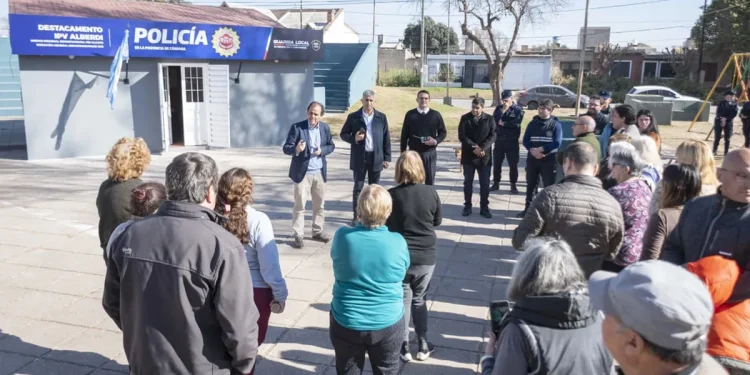 Más seguridad: el IPV de Alberdi tiene un nuevo destacamento policial