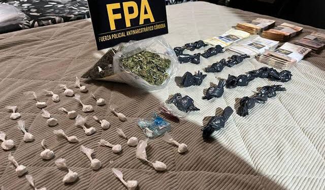 Desarticulan red de narcomenudeo en Córdoba tras 13 allanamientos y 24 detenciones
