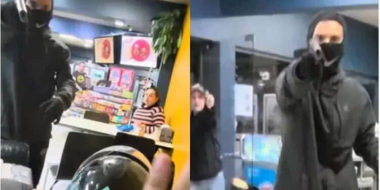 Una falsa compra de celulares en una estación de servicio de Lanús terminó en un asalto grabado por las víctimas