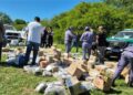 Piden penas de hasta 15 años de prisión para ocho policías de Chaco acusados de robar cocaína antes de una incineración
