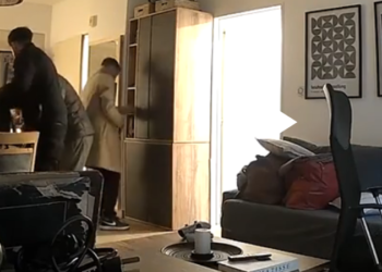 Robo en Palermo: tres delincuentes vulneraron un departamento sin ocupantes y quedaron grabados por las cámaras